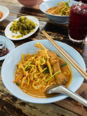  Khao Soi: ¡Una explosión de sabores picantes y cremosos que te transportarán a Chiang Mai!